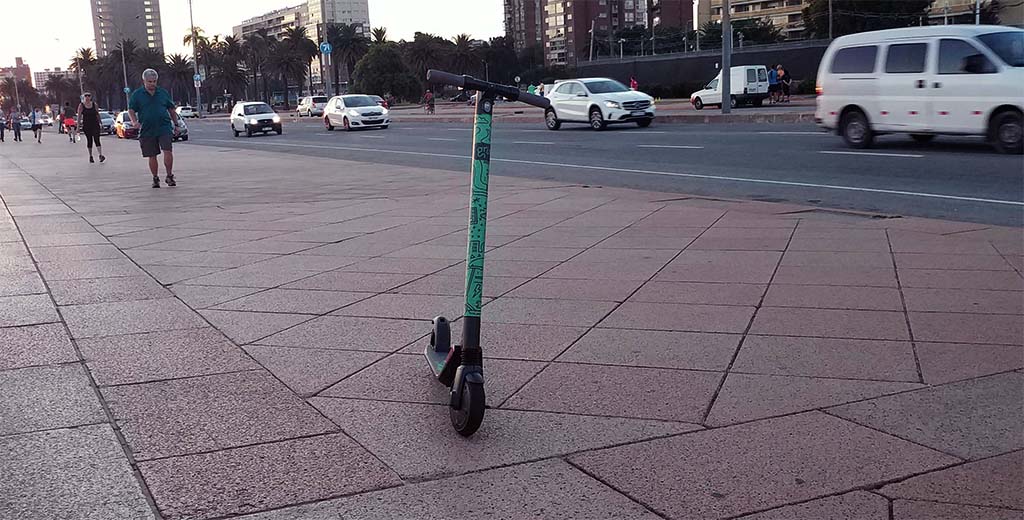 Monopatines Grin en Montevideo